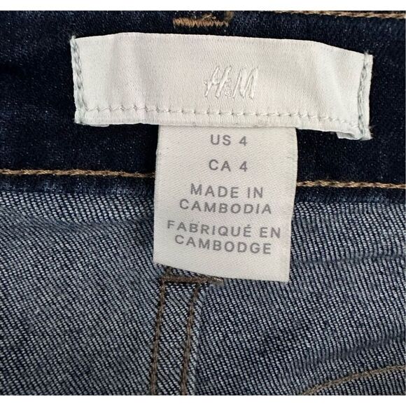 H&M Dark Wash Jeans size 4 - Picture 5 of 6